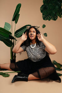 Indulge Tulle Skirt In Black ESB