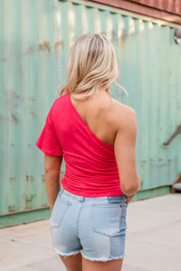 So One Sided Knit Top ESB