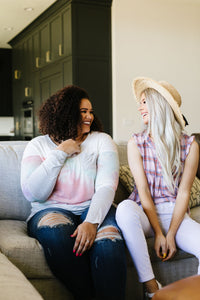 Pink Plaid Sleeveless Top ESB