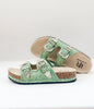 Morgana Western Sandal in Green