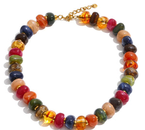 Pre Order - Fall Beaded Necklace & Bracelet