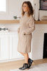 Bundled Beauty Turtleneck Sweater Dress