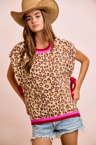 Deep Thoughts Striped Loose Knit Top