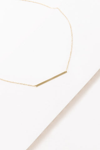 Gold-Plated Inlaid Zircon Letter Necklace
