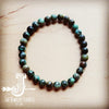 Black African Turquoise Bead Bracelet