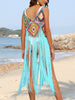 Fringe Spaghetti Strap Cover-Up