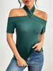 Halter Neck Short Sleeve T-Shirt