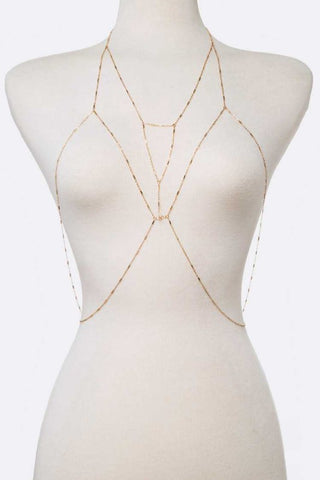 Golden Kaleidoscope Layered Necklace
