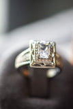 Rowan Emerald Cut Sterling Silver Ring
