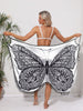 Tassel Butterfly Spaghetti Strap Cover Up