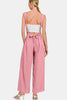 Zenana Pocketed Wide Strap Wide Leg Overalls