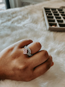 Stevie Chevron Sterling Silver Band Ring