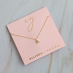 Understated Beauty Initial Necklace