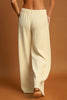 Umgee Elastic Waist Wide Leg Pants