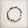 Amazonite Beaded Stretch Bracelet 807k