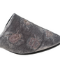 Dragonfly Velvet Flats in Grey