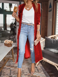 Open Front Long Sleeve Jacket