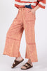 SAGE + FIG Mineral Washed Terry Wide Leg Pants