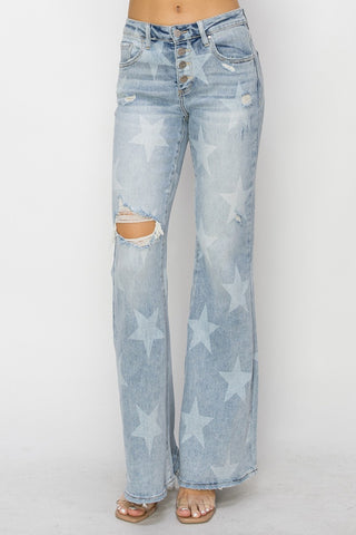 RISEN Yasmin Relaxed Distressed Jeans