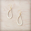 **Matte Gold Teardrop Earrings 200f