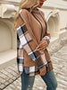 Devine Drawstring Plaid Long Sleeve Hoodie