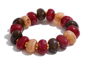 Pre Order - Fall Beaded Necklace & Bracelet