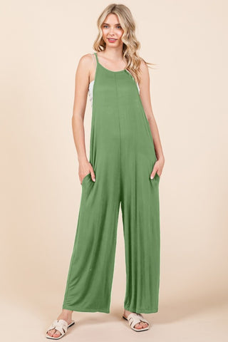 When All is Said and Done Spaghetti Strap Jumpsuit