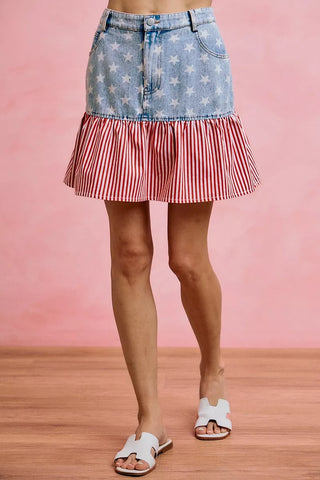 Umgee Ruffle Sleeve Babydoll Dress