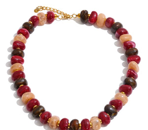 Pre Order - Fall Beaded Necklace & Bracelet