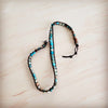 Genuine Jasper Beaded Leather Double Wrap Bracelet 811s
