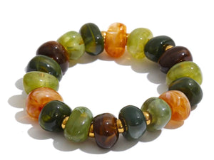 Pre Order - Fall Beaded Necklace & Bracelet