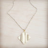 **Gilded Wave Pendant Necklace 257mb