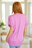 Absolute Favorite V-Neck Top in Orchid