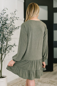 Autumn Breeze Long Sleeve Knit Dress