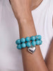 Luck and Love Turquoise Heart Bracelet Set