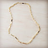 Gold Large Chain Link Layering Necklace 22