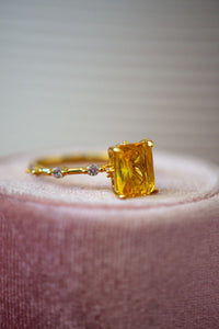 Fia Citrine Gold Ring