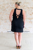 Back it Up Crisscross Cut-Out Back Dress