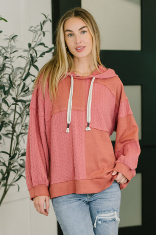 Deep Thoughts Striped Loose Knit Top