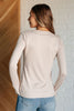 Basically Perfect Brushed Microfiber Tee in Sand Beige