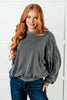 Beyond the Basics Pullover in Ash Black