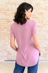 Born and Raised V-Neck Ribbed Top