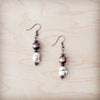 **Western White Turquoise w/ Copper Bead Drop Earring 200x