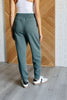 Center Seam Scuba Joggers in Ash Jade