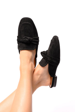 On Your Toes Ballet Flats in Black