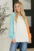 Color Me Confused Color Block Top