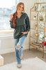 She's Not Wrong Hooded V-Neck Pullover - SALE