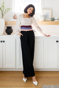 Shirley Smocked Ruffle Blouse -SALE