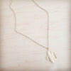 **Gilded Wave Pendant Necklace 257mb