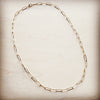 Gold Large Chain Link Layering Necklace 22